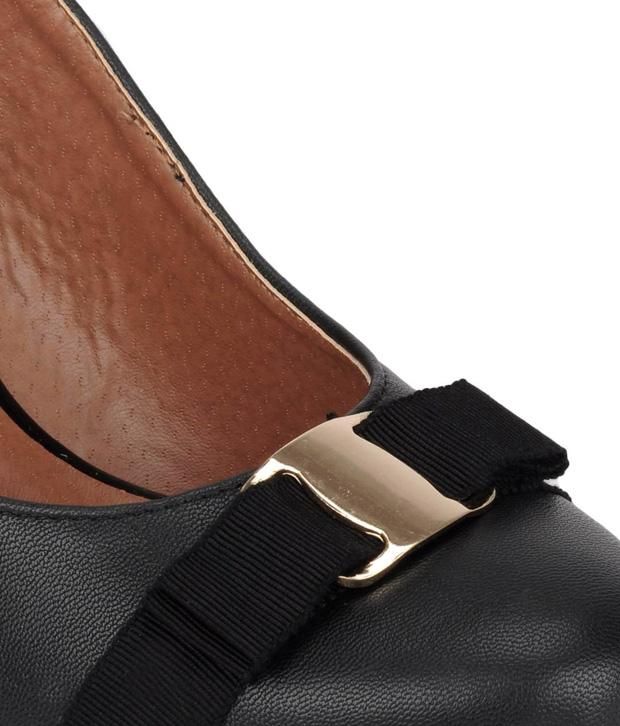 black pencil heel sandals