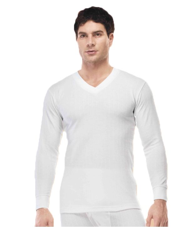 men's v neck thermal vests