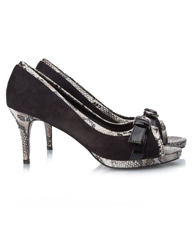 pencil heels black colour
