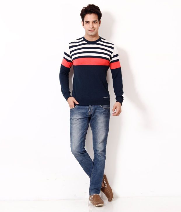 Palm Beach Navy Striped Sweater - Buy Palm Beach Navy Striped Sweater ...