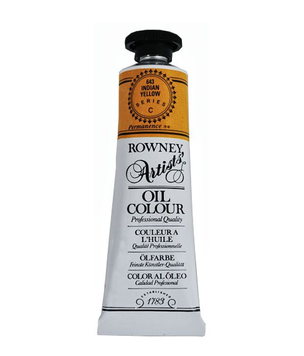Daler-Rowney Artist Oil Colour (38 ml) - Indian Yellow: Buy Online at ...
