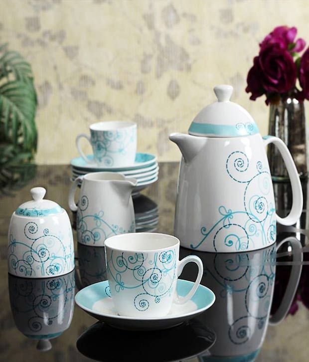 Jcpl Elegant Bone China Tea Set 15 Pcs Buy Online At Best Price In India Snapdeal