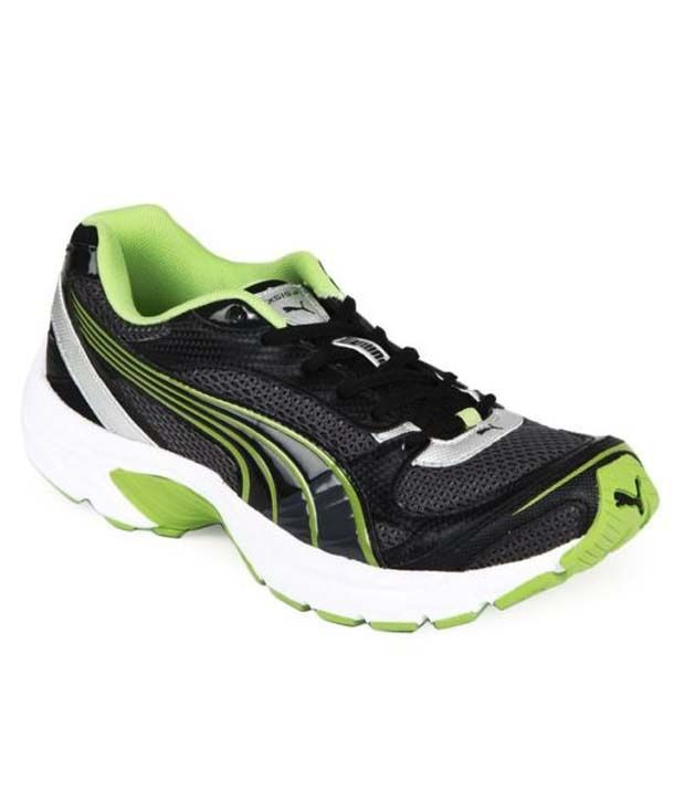 Puma Gutm Black & Lime Green Running Shoes Price in India- Buy Puma ...