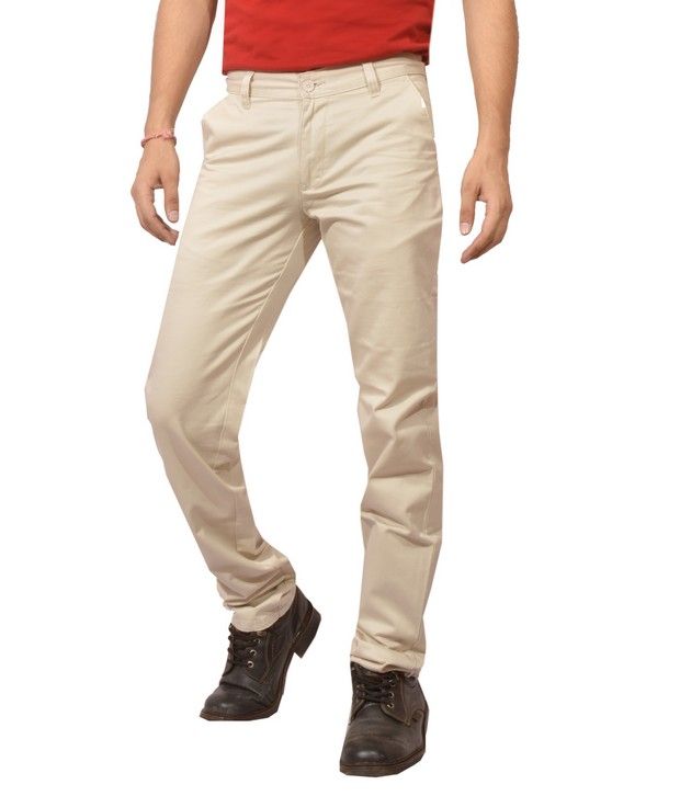 cream colour chinos combination