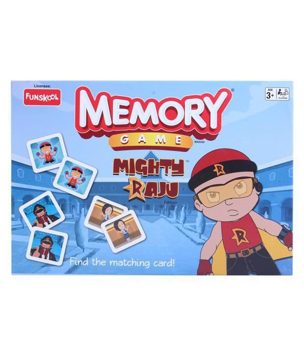 Funskool Mighty Raju Memory Game - Buy Funskool Mighty Raju Memory Game  Online at Low Price - Snapdeal