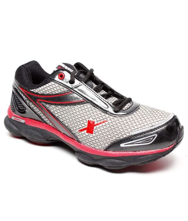 Sparx Gusto Black & Red Running Shoes - Buy Sparx Gusto Black & Red ...