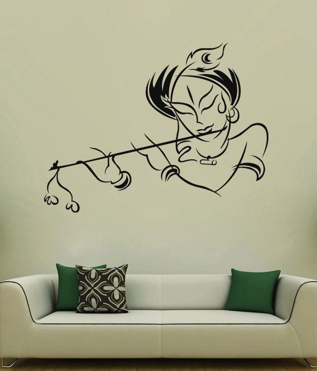 Krishna Wall Decal - Buy Krishna Wall Decal Online at Best Prices in