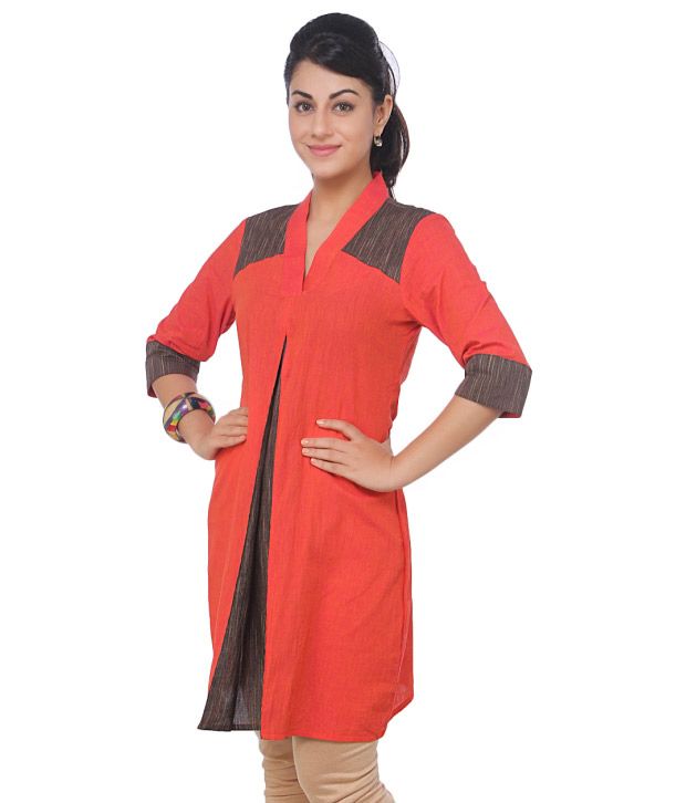 shawl collar kurti