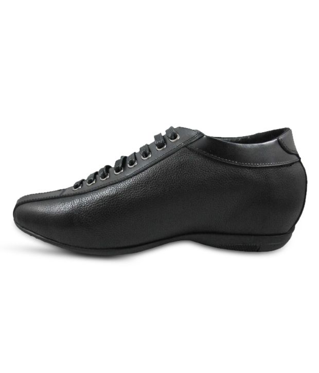 Buy Hike Gusto Black Height Increasing Elevator Shoes (+2