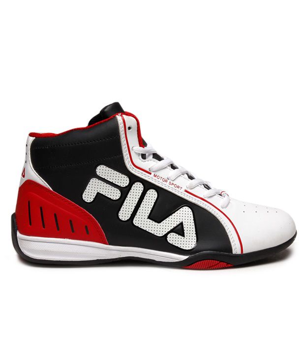 Fila Swift White & Black Basketball Shoes Art AFISONZO677WHT/BLK - Buy ...