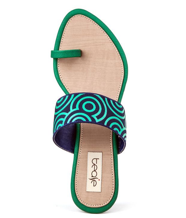 Tease Green Slipon Heels Price in India Buy Tease Green Slipon Heels