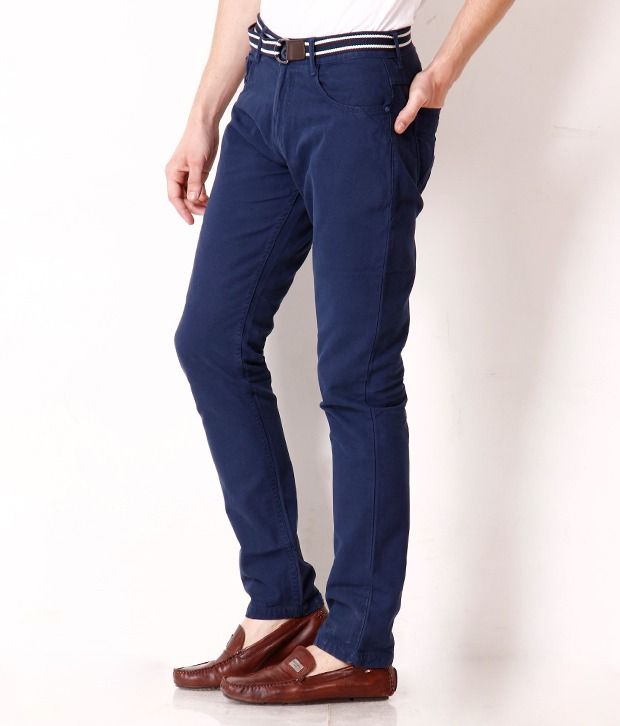 navy slim fit joggers