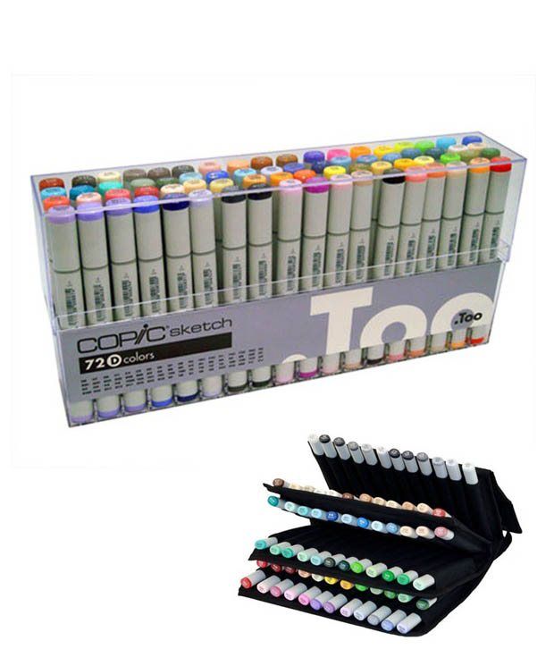 Copic Sketch Marker Set 72 D: Buy Online at Best Price in India - Snapdeal