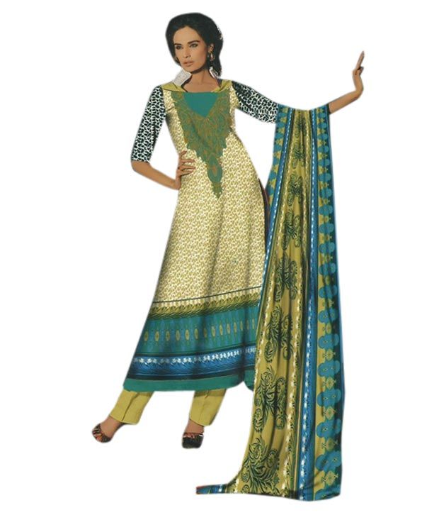 unstitched pakistani suits