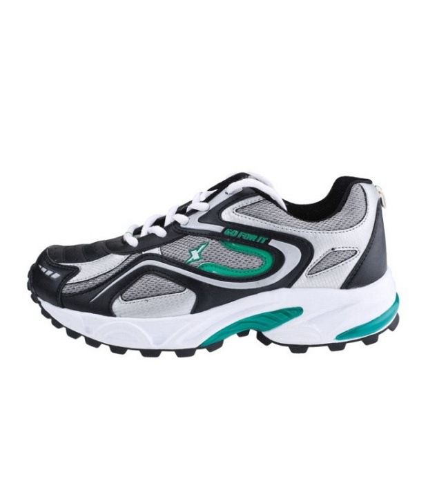 Sparx Fierce Black \u0026 Green Sports Shoes 