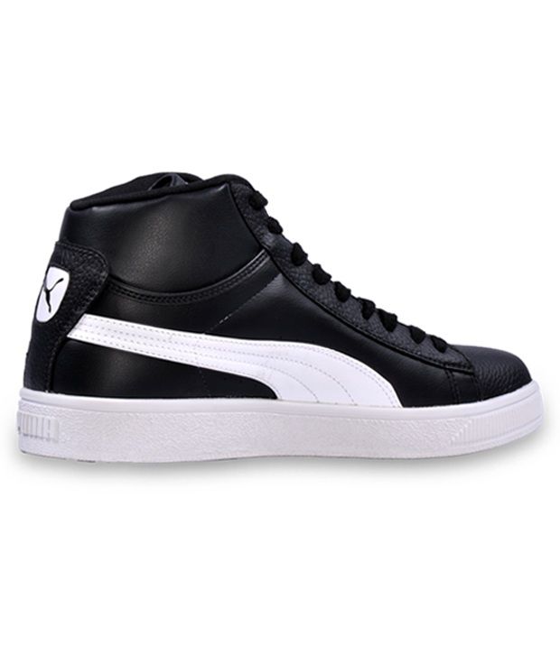 Puma Black Ankle Length Sneakers - Buy 
