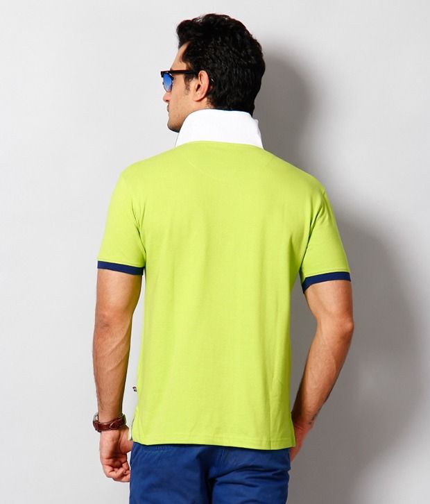 polo shirts lime green