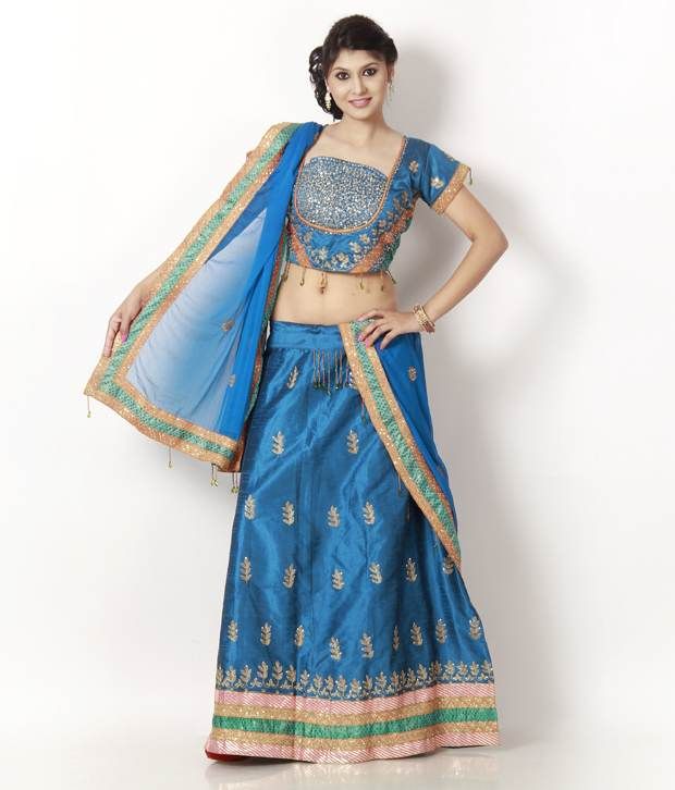 cotton silk lehenga online