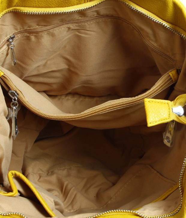 A-Progeny SG2093Yellow Handbag Cum Backpack - Buy A-Progeny ...