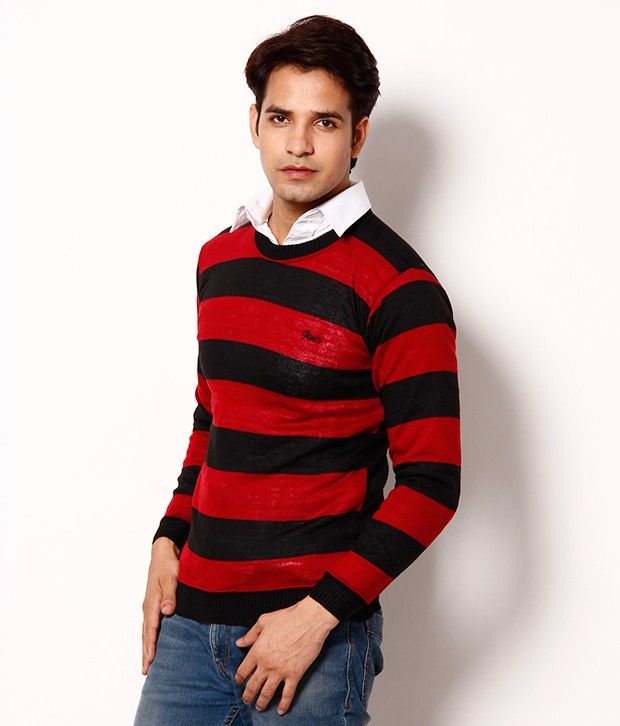 black striped sweater