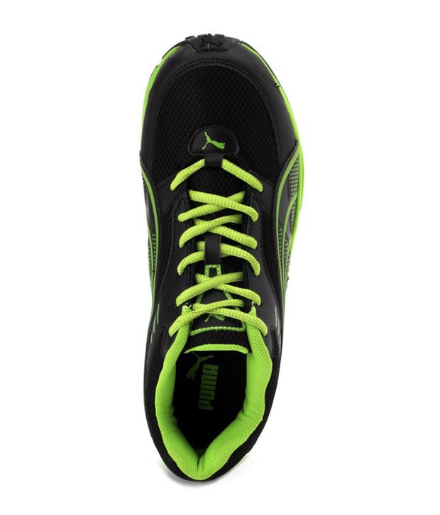Puma Neon Black & Green Running Shoes Art P18762102B - Buy Puma Neon ...