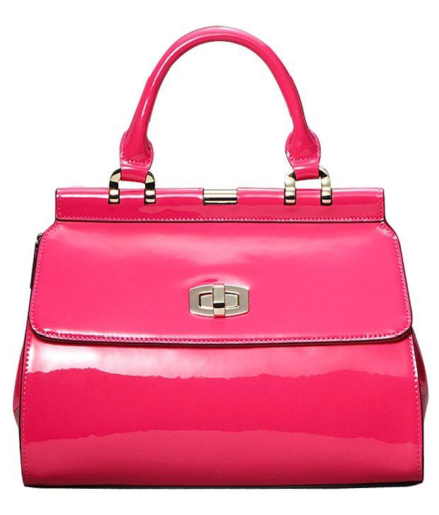 Omto 2013 New Candy-Colored Shiny Patent Leather Handbag - Pink - Buy ...