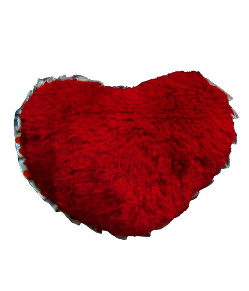     			Tickles Red Heart Cushion - 15.24 cm
