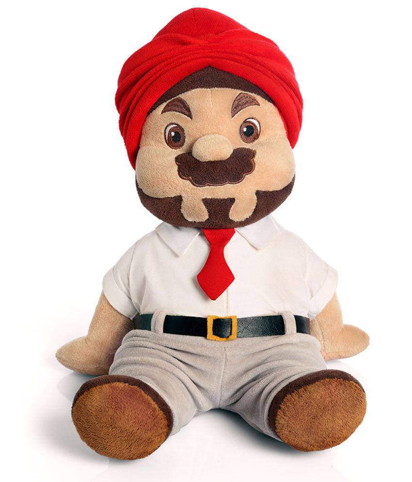 Fluffy Singh Soft Toy In Formal Red Turban- 14 Inches - Buy Fluffy Singh  Soft Toy In Formal Red Turban- 14 Inches Online at Low Price - Snapdeal