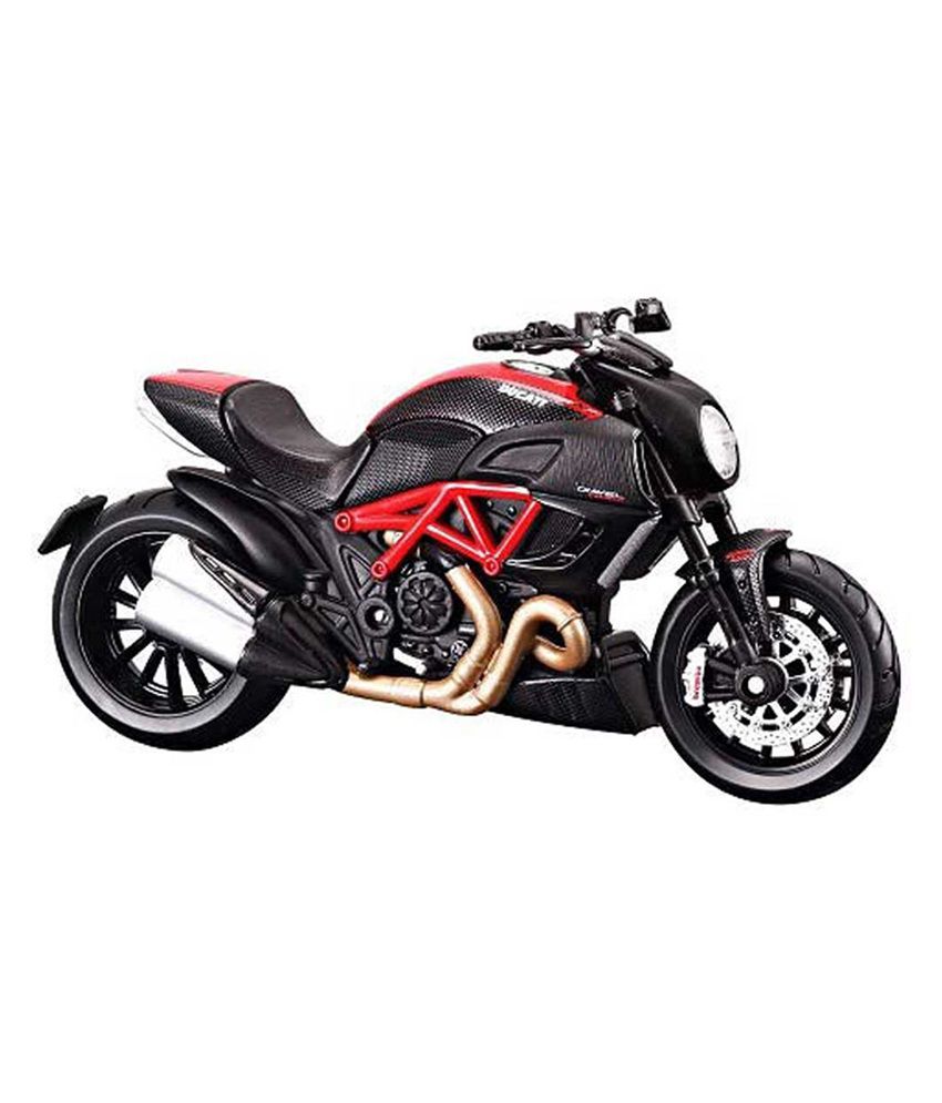 Maisto 1:18 Ducati Diavel Carbon Black Diecast Motorcycle ...