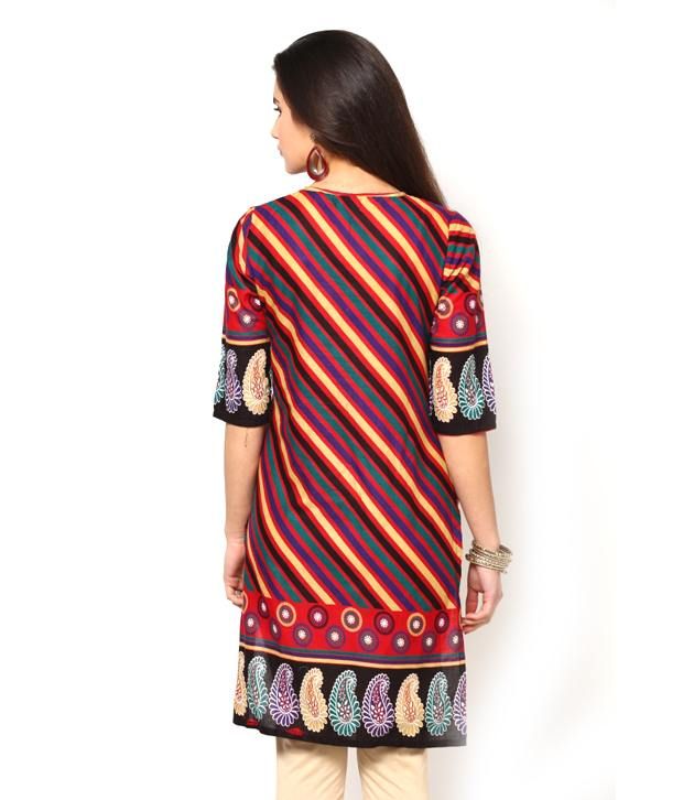 red colour kurti online shopping