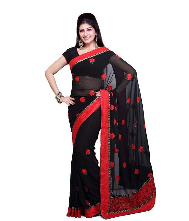 party wear sarees snapdeal