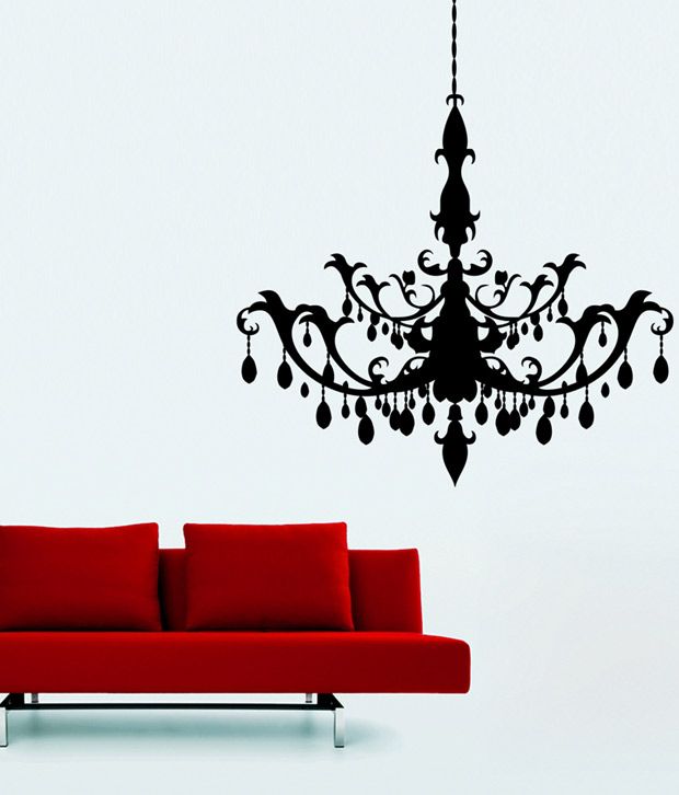 Creative Width Chandelier Wall Decal Small At Best S In India On Snapdeal Creative Width Chandelier Wall Decal, Chandelier Wall Stickers India