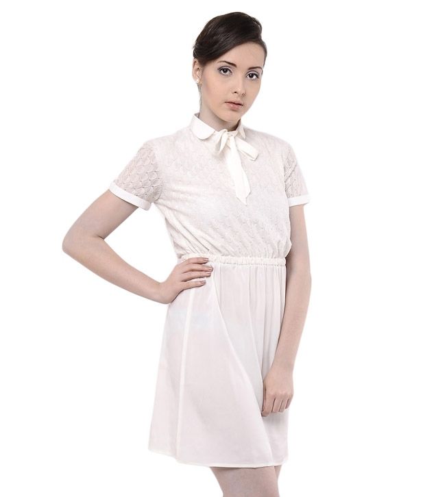 white crepe gown