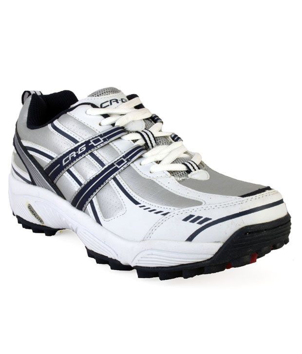 CRG White & Navy Men's Cricket Shoes - Buy CRG White & Navy Men's Cricket  Shoes Online at Best Prices in India on Snapdeal