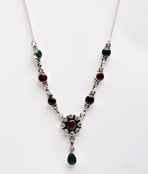 fabindia silver necklace