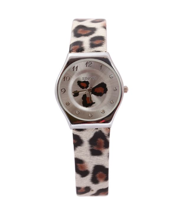 Zovon Luxurious White Tiger Print Watch Price in India Buy Zovon