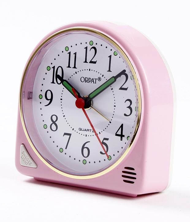 Orpat Snooze Time Piece Pink Alarm Clock ( 2 Pcs ) Buy Orpat Snooze