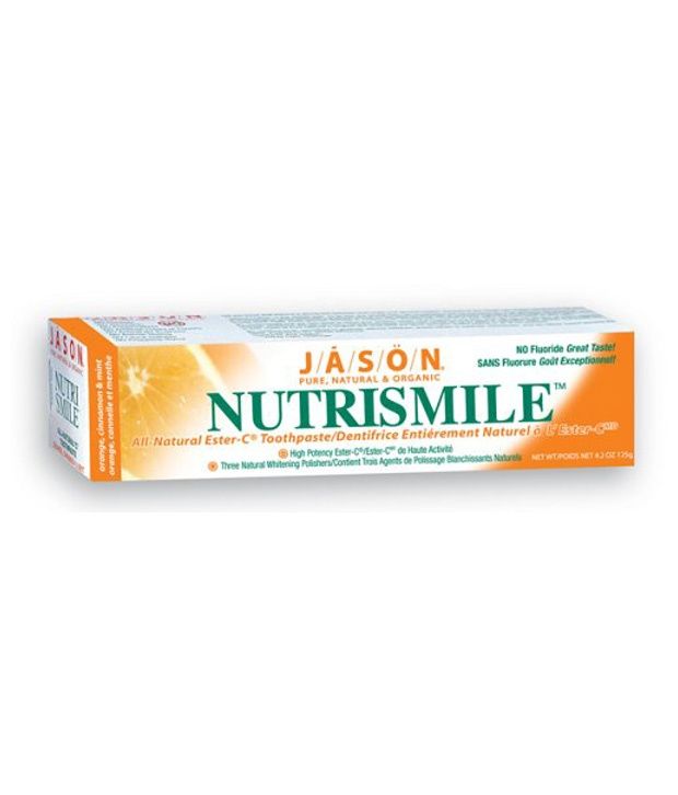Jason NutriSmile Toothpaste Orange Cinnamon & Mint 4.2Ounce Tubes