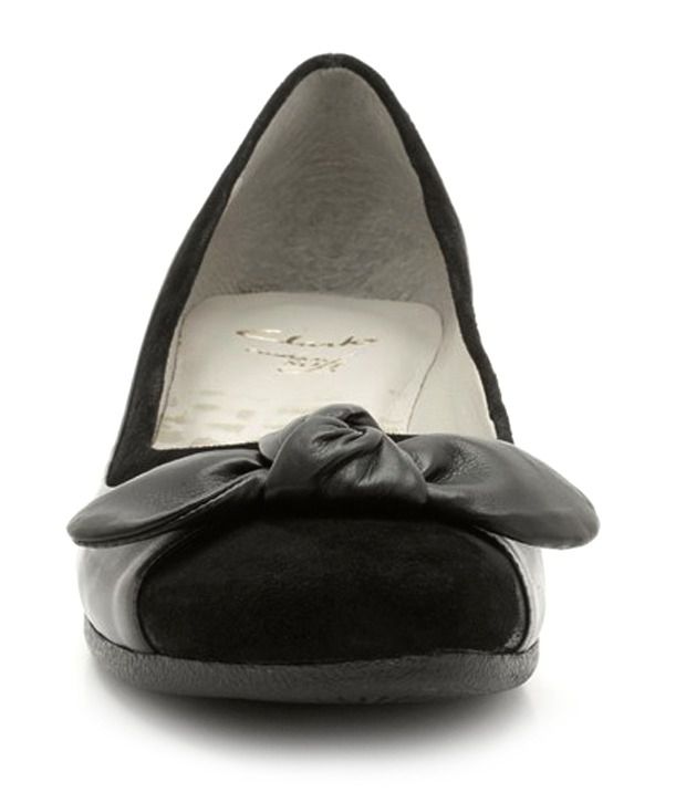 Clarks Discovery Cove Black Leather Ballerinas Price In India Buy Clarks Discovery Cove Black 6190