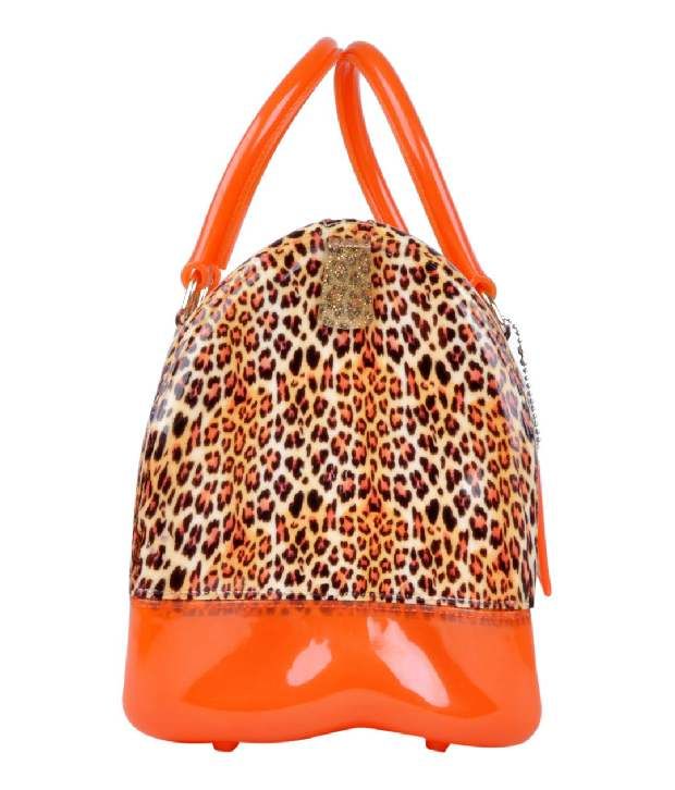 orange satchel purse