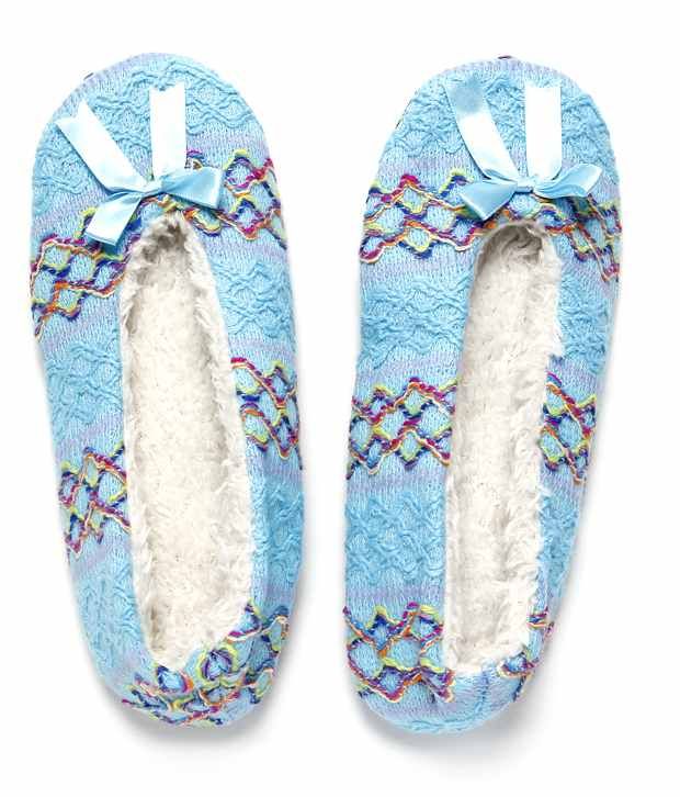     			Bizarro.in Ocean Blue Stylish Footies For Women