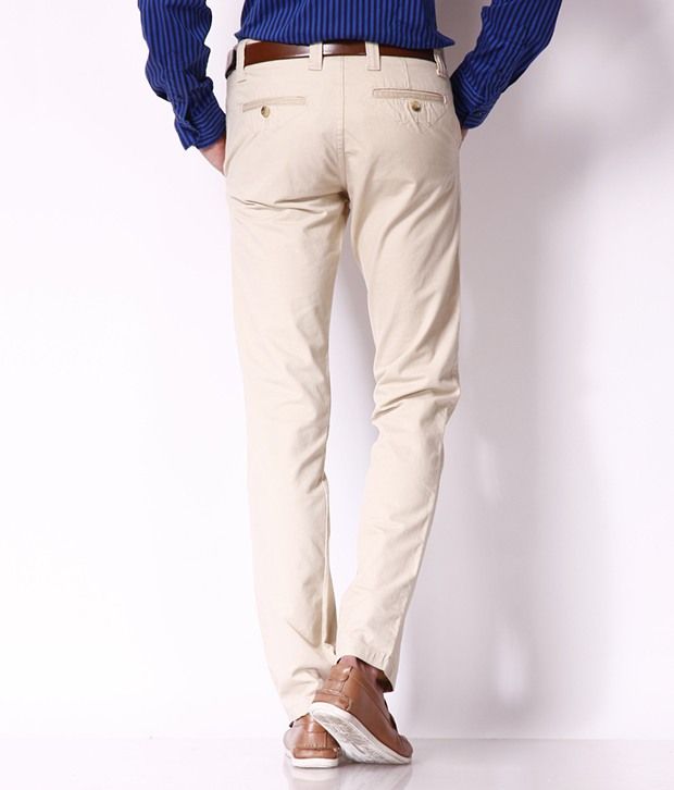 cream colour chinos combination