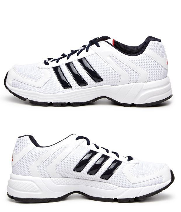 Adidas Galba White Cushioned Running Sport Shoes Art