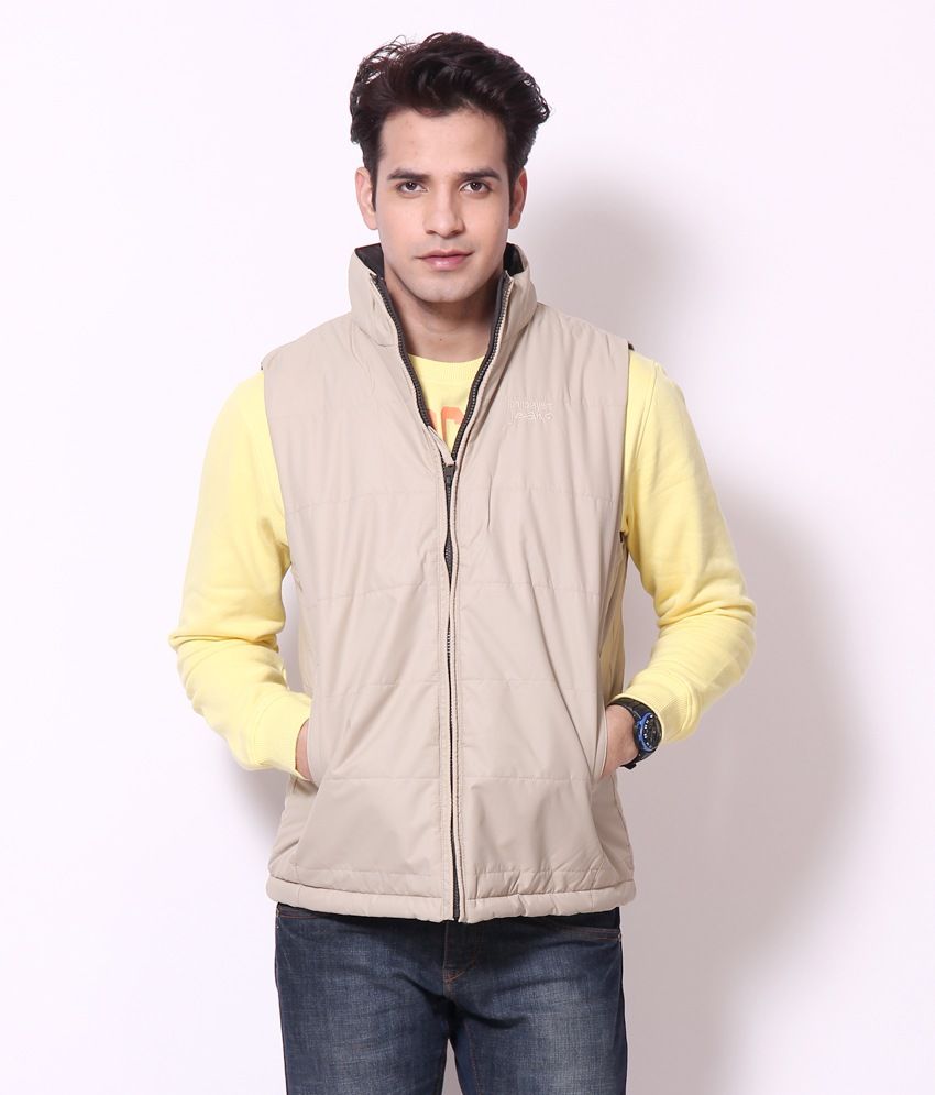 reversible sleeveless jacket