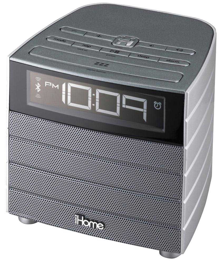 iHome iBN20 NFC Bluetooth Wireless FM Clock Radio with USB Charging