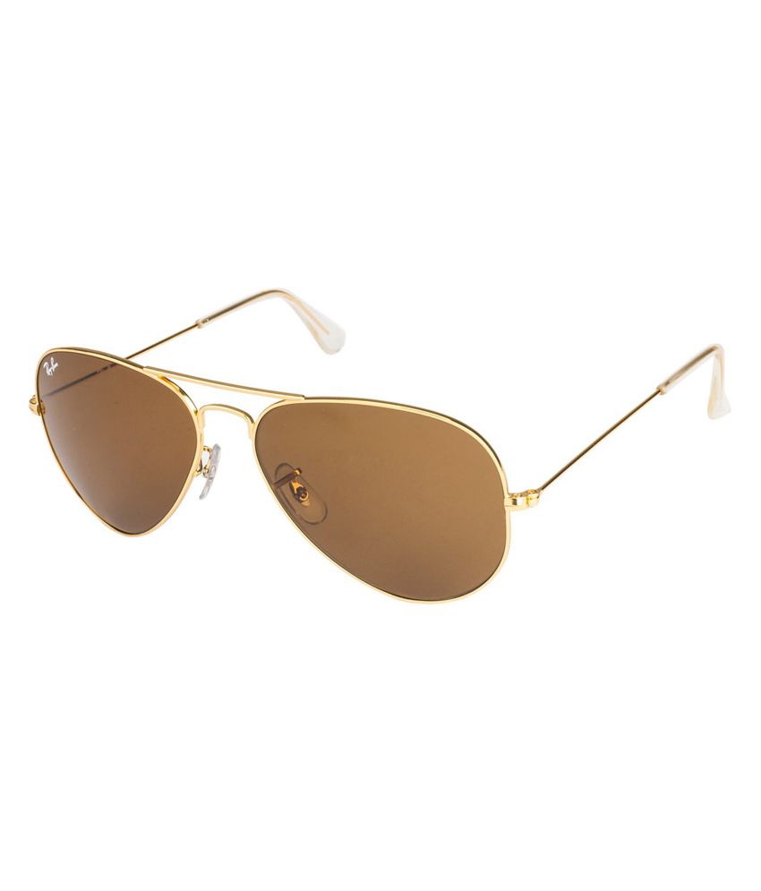 ray ban golden brown