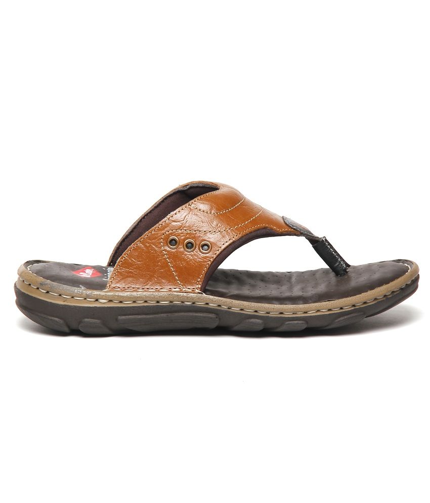 lee cooper men's leather flip flops thong sandals