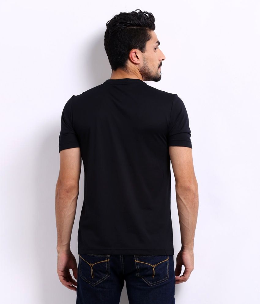 Nike Black Polyester T-shirt - Buy Nike Black Polyester T-shirt Online ...