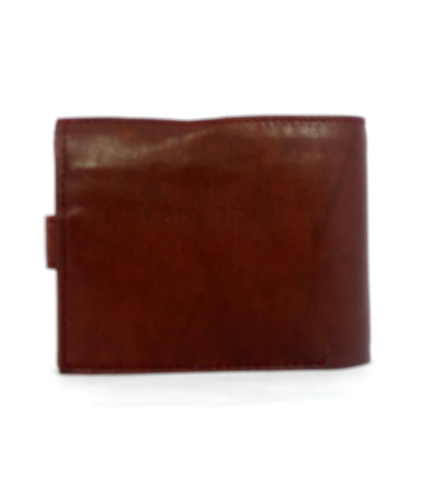 Wrangler Genuine Leather Bifold Brown Wallet For Men: Buy Online at Low ...