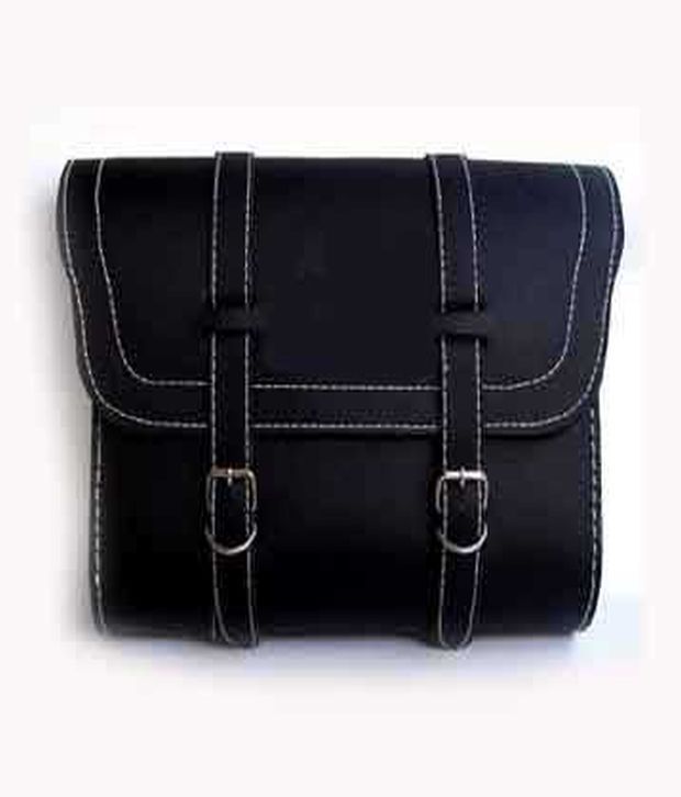 Almos Bullet Motorcycle Saddle BagBlack Buy Almos Bullet